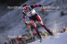 13.12.2015, Hochfilzen, Austria (AUT): Simon Eder (AUT) -  IBU world cup biathlon, relay men, Hochfilzen (AUT). www.nordicfocus.com. © Manzoni/NordicFocus. Every downloaded picture is fee-liable.