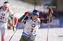 13.12.2015, Hochfilzen, Austria (AUT): Eric Lesser (GER) -  IBU world cup biathlon, relay men, Hochfilzen (AUT). www.nordicfocus.com. © Manzoni/NordicFocus. Every downloaded picture is fee-liable.