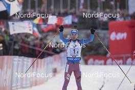 13.12.2015, Hochfilzen, Austria (AUT): Anton Shipulin (RUS) -  IBU world cup biathlon, relay men, Hochfilzen (AUT). www.nordicfocus.com. © Manzoni/NordicFocus. Every downloaded picture is fee-liable.