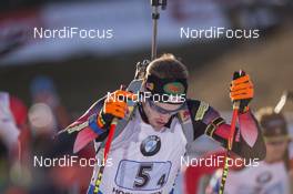13.12.2015, Hochfilzen, Austria (AUT): Dominik Landertinger (AUT) -  IBU world cup biathlon, relay men, Hochfilzen (AUT). www.nordicfocus.com. © Manzoni/NordicFocus. Every downloaded picture is fee-liable.