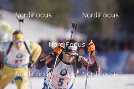 13.12.2015, Hochfilzen, Austria (AUT): Sven Grossegger (AUT) -  IBU world cup biathlon, relay men, Hochfilzen (AUT). www.nordicfocus.com. © Manzoni/NordicFocus. Every downloaded picture is fee-liable.