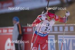 13.12.2015, Hochfilzen, Austria (AUT): Emil Hegle Svendsen (NOR) -  IBU world cup biathlon, relay men, Hochfilzen (AUT). www.nordicfocus.com. © Manzoni/NordicFocus. Every downloaded picture is fee-liable.