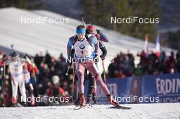 13.12.2015, Hochfilzen, Austria (AUT): Alexey Volkov (RUS) -  IBU world cup biathlon, relay men, Hochfilzen (AUT). www.nordicfocus.com. © Manzoni/NordicFocus. Every downloaded picture is fee-liable.