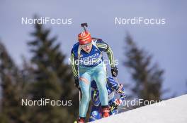 13.12.2015, Hochfilzen, Austria (AUT): Olga Abramova (UKR) -  IBU world cup biathlon, relay women, Hochfilzen (AUT). www.nordicfocus.com. © Manzoni/NordicFocus. Every downloaded picture is fee-liable.