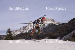 11.12.2015, Hochfilzen, Austria (AUT): Benedikt Doll (GER) -  IBU world cup biathlon, sprint men, Hochfilzen (AUT). www.nordicfocus.com. © Manzoni/NordicFocus. Every downloaded picture is fee-liable.