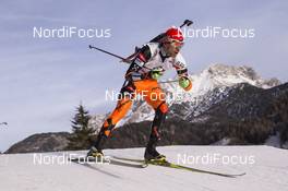 11.12.2015, Hochfilzen, Austria (AUT): Matej Kazar (SVK) -  IBU world cup biathlon, sprint men, Hochfilzen (AUT). www.nordicfocus.com. © Manzoni/NordicFocus. Every downloaded picture is fee-liable.