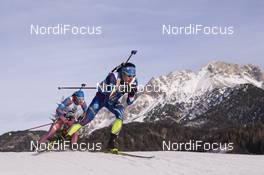 11.12.2015, Hochfilzen, Austria (AUT): Quentin Fillon Maillet (FRA) -  IBU world cup biathlon, sprint men, Hochfilzen (AUT). www.nordicfocus.com. © Manzoni/NordicFocus. Every downloaded picture is fee-liable.