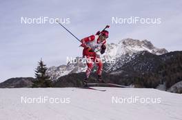 11.12.2015, Hochfilzen, Austria (AUT): Ole Einar Bjoerndalen (NOR) -  IBU world cup biathlon, sprint men, Hochfilzen (AUT). www.nordicfocus.com. © Manzoni/NordicFocus. Every downloaded picture is fee-liable.