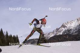 11.12.2015, Hochfilzen, Austria (AUT): Daniel Boehm (GER) -  IBU world cup biathlon, sprint men, Hochfilzen (AUT). www.nordicfocus.com. © Manzoni/NordicFocus. Every downloaded picture is fee-liable.