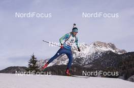 11.12.2015, Hochfilzen, Austria (AUT): Maxim Braun (KAZ) -  IBU world cup biathlon, sprint men, Hochfilzen (AUT). www.nordicfocus.com. © Manzoni/NordicFocus. Every downloaded picture is fee-liable.