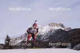 11.12.2015, Hochfilzen, Austria (AUT): Simon Eder (AUT) -  IBU world cup biathlon, sprint men, Hochfilzen (AUT). www.nordicfocus.com. © Manzoni/NordicFocus. Every downloaded picture is fee-liable.