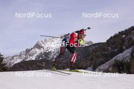 11.12.2015, Hochfilzen, Austria (AUT): Macx Davies (CAN) -  IBU world cup biathlon, sprint men, Hochfilzen (AUT). www.nordicfocus.com. © Manzoni/NordicFocus. Every downloaded picture is fee-liable.