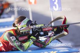 11.12.2015, Hochfilzen, Austria (AUT): Nadezhda Skardino (BLR) -  IBU world cup biathlon, sprint women, Hochfilzen (AUT). www.nordicfocus.com. © Manzoni/NordicFocus. Every downloaded picture is fee-liable.