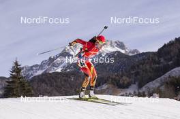 11.12.2015, Hochfilzen, Austria (AUT): Yan Zhang (CHN) -  IBU world cup biathlon, sprint women, Hochfilzen (AUT). www.nordicfocus.com. © Manzoni/NordicFocus. Every downloaded picture is fee-liable.