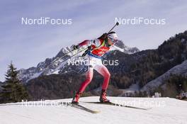 11.12.2015, Hochfilzen, Austria (AUT): Monika Hojnisz (POL) -  IBU world cup biathlon, sprint women, Hochfilzen (AUT). www.nordicfocus.com. © Manzoni/NordicFocus. Every downloaded picture is fee-liable.