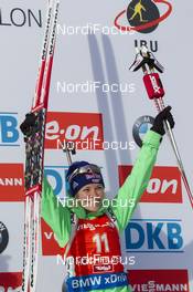 11.12.2015, Hochfilzen, Austria (AUT): Miriam Goessner (GER) -  IBU world cup biathlon, sprint women, Hochfilzen (AUT). www.nordicfocus.com. © Manzoni/NordicFocus. Every downloaded picture is fee-liable.