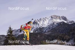 11.12.2015, Hochfilzen, Austria (AUT): Natalija Kocergin (LTU) -  IBU world cup biathlon, sprint women, Hochfilzen (AUT). www.nordicfocus.com. © Manzoni/NordicFocus. Every downloaded picture is fee-liable.
