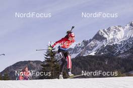 11.12.2015, Hochfilzen, Austria (AUT): Megan Tandy (CAN) -  IBU world cup biathlon, sprint women, Hochfilzen (AUT). www.nordicfocus.com. © Manzoni/NordicFocus. Every downloaded picture is fee-liable.