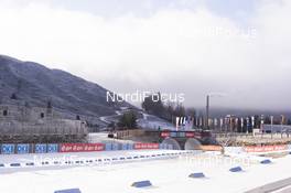 10.12.2015, Hochfilzen, Austria (AUT): Event Feature: Overview over the stadium -  IBU world cup biathlon, training, Hochfilzen (AUT). www.nordicfocus.com. © Manzoni/NordicFocus. Every downloaded picture is fee-liable.