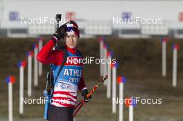 10.12.2015, Hochfilzen, Austria (AUT): Rosanna Crawford (CAN) -  IBU world cup biathlon, training, Hochfilzen (AUT). www.nordicfocus.com. © Manzoni/NordicFocus. Every downloaded picture is fee-liable.