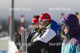 10.12.2015, Hochfilzen, Austria (AUT): Tomas Kos (CZE) headcoach Team Slovenia -  IBU world cup biathlon, training, Hochfilzen (AUT). www.nordicfocus.com. © Manzoni/NordicFocus. Every downloaded picture is fee-liable.