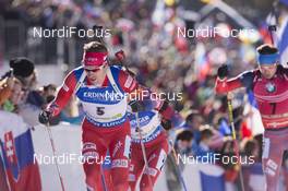 20.12.2015, Pokljuka, Slovenia (SLO): Emil Hegle Svendsen (NOR) -  IBU world cup biathlon, mass men, Pokljuka (SLO). www.nordicfocus.com. © Manzoni/NordicFocus. Every downloaded picture is fee-liable.