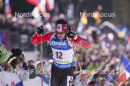 20.12.2015, Pokljuka, Slovenia (SLO): Nathan Smith (CAN) -  IBU world cup biathlon, mass men, Pokljuka (SLO). www.nordicfocus.com. © Manzoni/NordicFocus. Every downloaded picture is fee-liable.