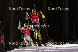 19.12.2015, Pokljuka, Slovenia (SLO): Raman Yaliotnau (BLR) -  IBU world cup biathlon, pursuit men, Pokljuka (SLO). www.nordicfocus.com. © Manzoni/NordicFocus. Every downloaded picture is fee-liable.