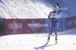 19.12.2015, Pokljuka, Slovenia (SLO): Marie Dorin (FRA) -  IBU world cup biathlon, pursuit women, Pokljuka (SLO). www.nordicfocus.com. © Manzoni/NordicFocus. Every downloaded picture is fee-liable.