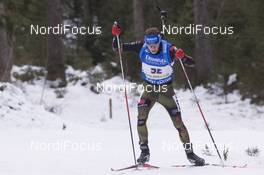 17.12.2015, Pokljuka, Slovenia (SLO): Simon Schempp (GER) -  IBU world cup biathlon, sprint men, Pokljuka (SLO). www.nordicfocus.com. © Manzoni/NordicFocus. Every downloaded picture is fee-liable.