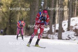 17.12.2015, Pokljuka, Slovenia (SLO): Tarjei Boe (NOR) -  IBU world cup biathlon, sprint men, Pokljuka (SLO). www.nordicfocus.com. © Manzoni/NordicFocus. Every downloaded picture is fee-liable.