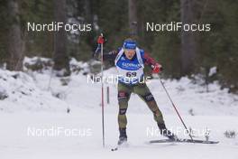 17.12.2015, Pokljuka, Slovenia (SLO): Eric Lesser (GER) -  IBU world cup biathlon, sprint men, Pokljuka (SLO). www.nordicfocus.com. © Manzoni/NordicFocus. Every downloaded picture is fee-liable.