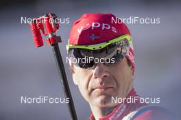 17.12.2015, Pokljuka, Slovenia (SLO): Ole Einar Bjoerndalen (NOR) -  IBU world cup biathlon, sprint men, Pokljuka (SLO). www.nordicfocus.com. © Manzoni/NordicFocus. Every downloaded picture is fee-liable.