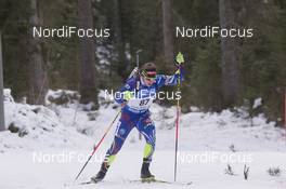 17.12.2015, Pokljuka, Slovenia (SLO): Florent Claude (FRA) -  IBU world cup biathlon, sprint men, Pokljuka (SLO). www.nordicfocus.com. © Manzoni/NordicFocus. Every downloaded picture is fee-liable.