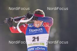 17.12.2015, Pokljuka, Slovenia (SLO): Emil Hegle Svendsen (NOR) -  IBU world cup biathlon, sprint men, Pokljuka (SLO). www.nordicfocus.com. © Manzoni/NordicFocus. Every downloaded picture is fee-liable.
