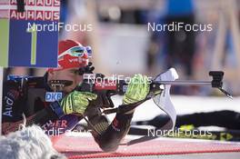 17.12.2015, Pokljuka, Slovenia (SLO): Arnd Peiffer (GER) -  IBU world cup biathlon, sprint men, Pokljuka (SLO). www.nordicfocus.com. © Manzoni/NordicFocus. Every downloaded picture is fee-liable.