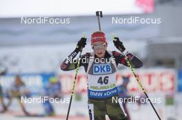 18.12.2015, Pokljuka, Slovenia (SLO): Franziska Preuss (GER) -  IBU world cup biathlon, sprint women, Pokljuka (SLO). www.nordicfocus.com. © Manzoni/NordicFocus. Every downloaded picture is fee-liable.
