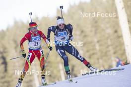 18.12.2015, Pokljuka, Slovenia (SLO): Karin Oberhofer (ITA) -  IBU world cup biathlon, sprint women, Pokljuka (SLO). www.nordicfocus.com. © Manzoni/NordicFocus. Every downloaded picture is fee-liable.