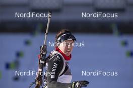 18.12.2015, Pokljuka, Slovenia (SLO): Lena Haecki (SUI) -  IBU world cup biathlon, sprint women, Pokljuka (SLO). www.nordicfocus.com. © Manzoni/NordicFocus. Every downloaded picture is fee-liable.