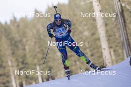 18.12.2015, Pokljuka, Slovenia (SLO): Anais Bescond (FRA) -  IBU world cup biathlon, sprint women, Pokljuka (SLO). www.nordicfocus.com. © Manzoni/NordicFocus. Every downloaded picture is fee-liable.