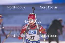 18.12.2015, Pokljuka, Slovenia (SLO): Hilde Fenne (NOR) -  IBU world cup biathlon, sprint women, Pokljuka (SLO). www.nordicfocus.com. © Manzoni/NordicFocus. Every downloaded picture is fee-liable.