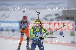 18.12.2015, Pokljuka, Slovenia (SLO): Eunjung Ko (KOR)  -  IBU world cup biathlon, sprint women, Pokljuka (SLO). www.nordicfocus.com. © Manzoni/NordicFocus. Every downloaded picture is fee-liable.
