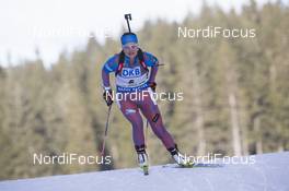 18.12.2015, Pokljuka, Slovenia (SLO): Ekaterina Yurlova (RUS) -  IBU world cup biathlon, sprint women, Pokljuka (SLO). www.nordicfocus.com. © Manzoni/NordicFocus. Every downloaded picture is fee-liable.