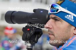 16.12.2015, Pokljuka, Slovenia (SLO): Ricco Gross (GER), coach Team Russia  -  IBU world cup biathlon, training, Pokljuka (SLO). www.nordicfocus.com. © Manzoni/NordicFocus. Every downloaded picture is fee-liable.