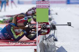 16.12.2015, Pokljuka, Slovenia (SLO): Natalya Burdyga (URK) -  IBU world cup biathlon, training, Pokljuka (SLO). www.nordicfocus.com. © Manzoni/NordicFocus. Every downloaded picture is fee-liable.