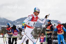 04.01.2015, Oberstdorf, Germany (GER): Marcus Hellner (SWE) - FIS world cup cross-country, tour de ski, pursuit men, Oberstdorf (GER). www.nordicfocus.com. © Felgenhauer/NordicFocus. Every downloaded picture is fee-liable.