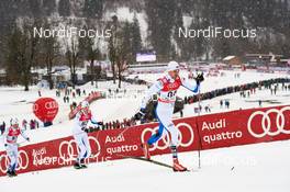 04.01.2015, Oberstdorf, Germany (GER): Raido Rankel (EST), Karel Tammjarv (EST), Algo Karp (EST), (l-r)  - FIS world cup cross-country, tour de ski, pursuit men, Oberstdorf (GER). www.nordicfocus.com. © Felgenhauer/NordicFocus. Every downloaded picture is fee-liable.