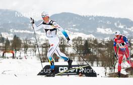 04.01.2015, Oberstdorf, Germany (GER): Calle Halfvarsson (SWE), Petter Northug (NOR), (l-r)  - FIS world cup cross-country, tour de ski, pursuit men, Oberstdorf (GER). www.nordicfocus.com. © Felgenhauer/NordicFocus. Every downloaded picture is fee-liable.