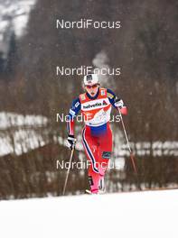 04.01.2015, Oberstdorf, Germany (GER): Marit Bjoergen (NOR) - FIS world cup cross-country, tour de ski, pursuit women, Oberstdorf (GER). www.nordicfocus.com. © Felgenhauer/NordicFocus. Every downloaded picture is fee-liable.