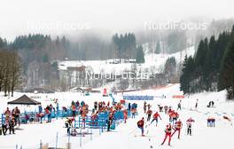 03.01.2015, Oberstdorf, Germany (GER): crowded ski depot while ski tests - FIS world cup cross-country, tour de ski, training, Oberstdorf (GER). www.nordicfocus.com. © Felgenhauer/NordicFocus. Every downloaded picture is fee-liable.